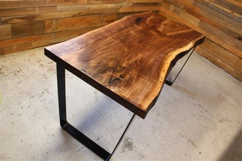You can select the slab of your choice, size and determine the right shape for your space online, via email, or by visiting. Live Edge Black Walnut Desk - Woodify Canada