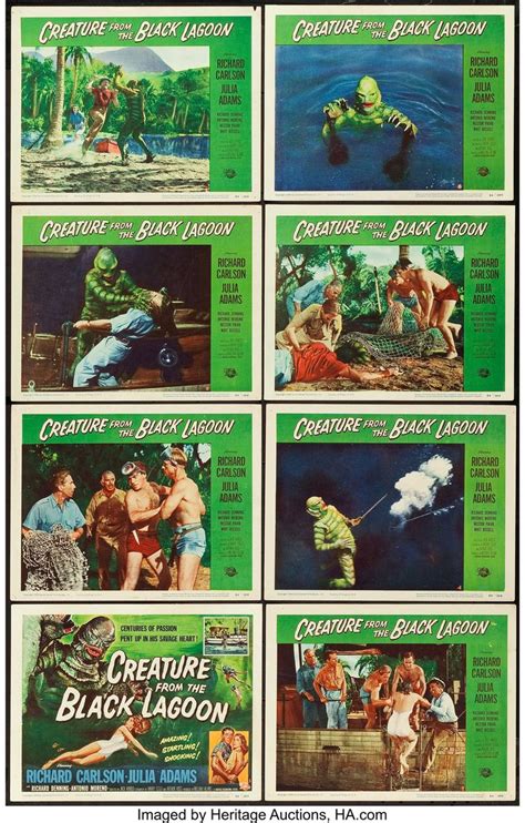 The Creature And The Black Lagoon Lobby Lobby Cards From Universal Pictures Classic Movie Collection