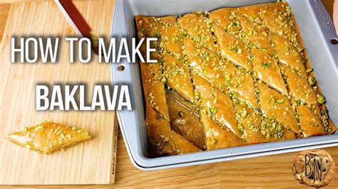 Homemade Baklava Recipe Youtube