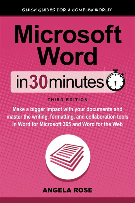Buy Microsoft Word In 30 Minutes Make A Bigger Impact With Your