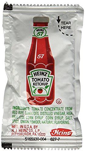 Heinz Ketchup Packet 200 Case On Galleon Philippines