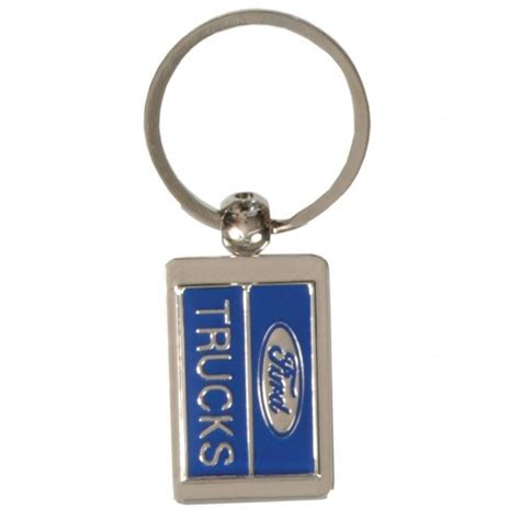 The Hillman Group Ford Truck Auto Key Chain 3 Pack Blue