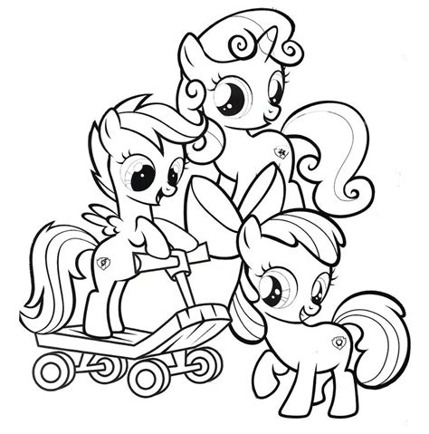 My little pony coloring pages princess cadence wedding my little pony rarity 01 coloring page medium size of film rainbow dash coloring pages coloring pictures horse head coloring page my. cutie mark crusaders, my little pony coloring page | My ...
