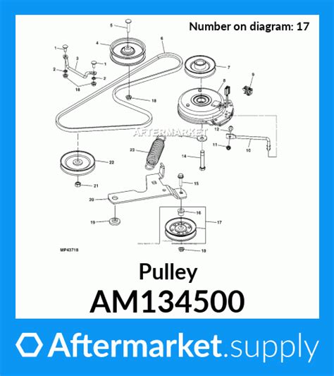 Am134500 Pulley Fits John Deere Price 3434 To 4899