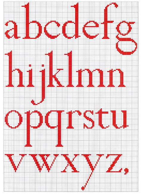 Cross Stitch Mania Free Alphabet Cross Stitch Chart
