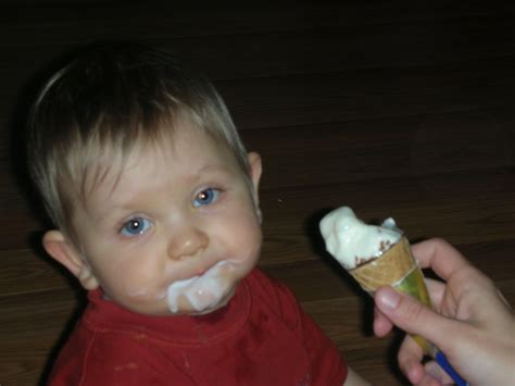 The Josselet Family Blog My Very First Ice Cream Cone