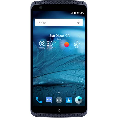 Zte Axon 32gb Smartphone Unlocked Phthalo Blue A1g121 Bandh
