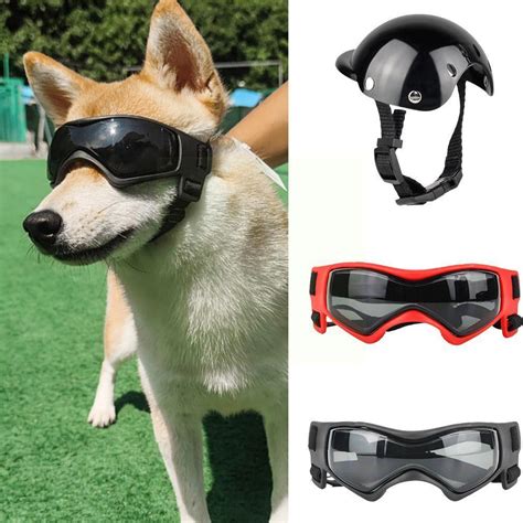 Black Pet Dog Sunglasses Uv Windproof Anti Breaking Swimming Glasses