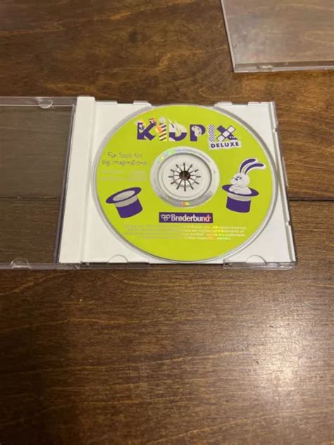 Kid Pix Deluxe Windowsmac Cd Rom Disc Only Pc 13 Clean Htf 500