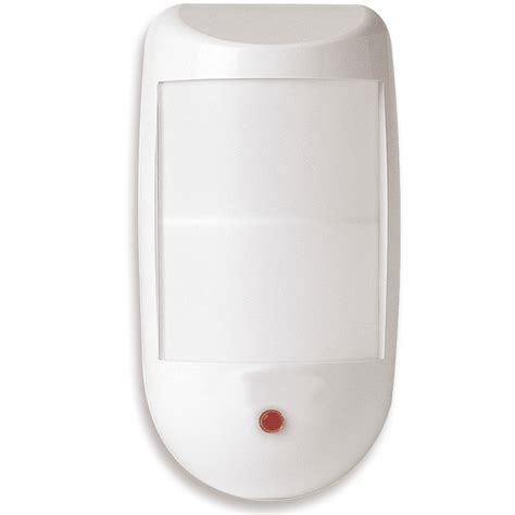 This one is immune to small pets. WLS914-433 - DSC Wireless Motion Detector (w/Pet-Immunity ...