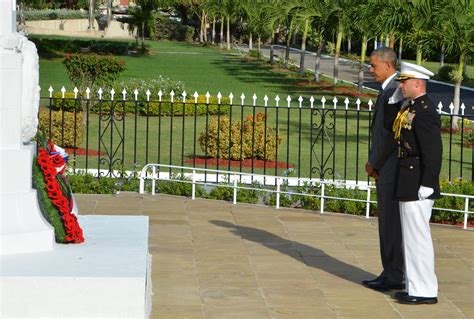 President Obama Pays Respect To Fallen Soldiers Jamaica Information