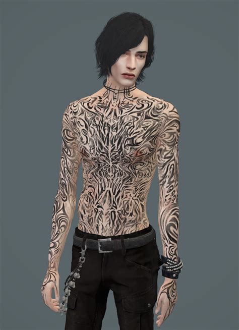 Libre Mar Collaboration Sims Cas Sims Cc V Tattoo Vergil Dmc Dmc Sims