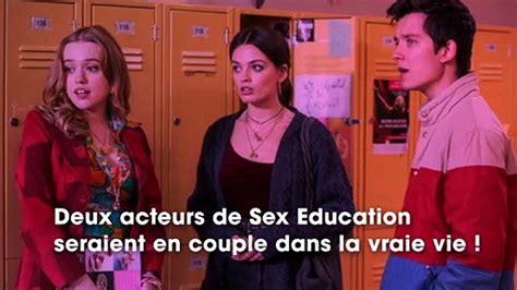 sex education saison 2 deux acteurs de la série en couple dans la vraie vie vidéo dailymotion