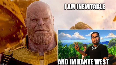 Image Tagged In Kanye West Kanye Thanos Snap Thanos Imgflip