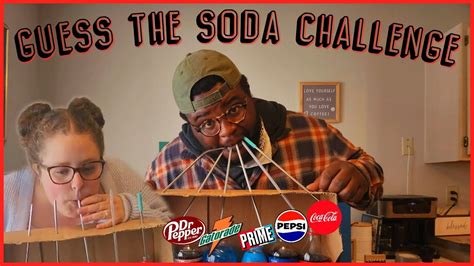 Guess The Soda Challenge Blindfolded Taste Test With My Girlfriend