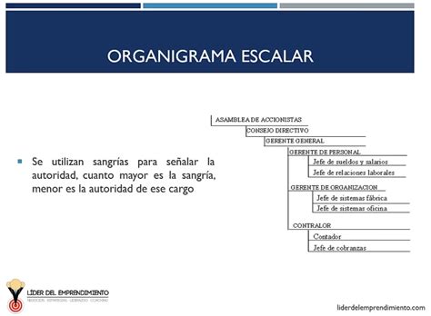 Organigramas Y Su Clasificaci N L Der Del Emprendimiento