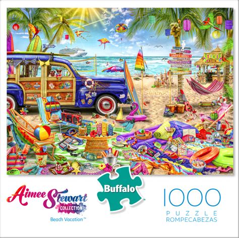 Aimee Stewart Collection Beach Vacation 1000 Piece Jigsaw Puzzle