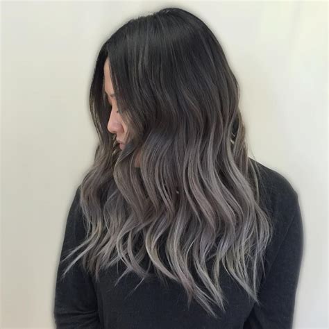 Silver Melt Balayage Grey Kycolor On Instagram Silver Ash Hair