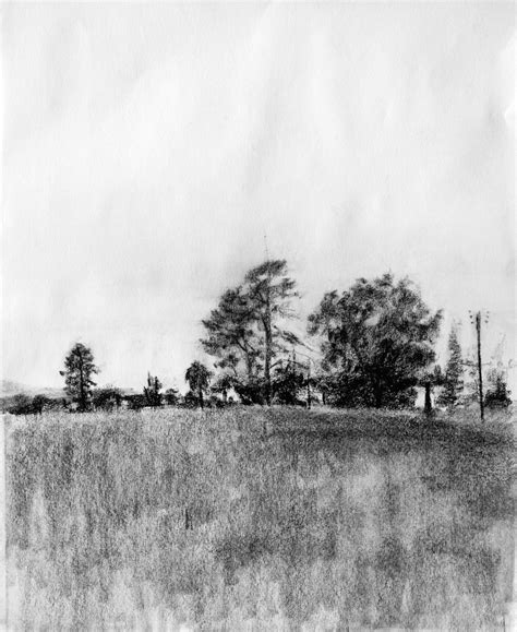 Sergio Lopez Charcoal Landscape Drawing Charcoal Drawin Flickr