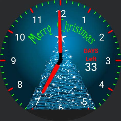 Che La Vita Continua Christmas Clock Countdown Timer