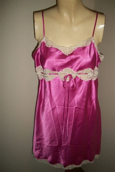 Victorias Secret Pink Camisole Nightgown Gem