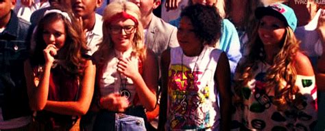Many systems exhibit oscillatory behavior when they are disturbed from their position of static equilibrium. Perrie edwards little mix x factor GIF - Find on GIFER
