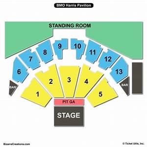 Bmo Harris Pavilion Seating Chart Seating Charts Tickets