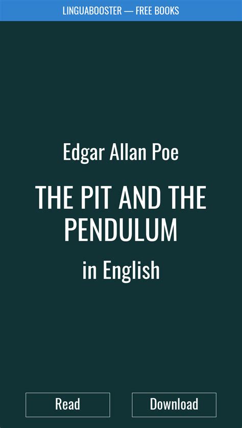 The Pit and the Pendulum: Read the book online Download: PDF FB2 EPUb