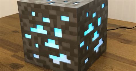8 Bit Minecraft Diamond Ore Lamp Siri Enabled By Mkoistinen