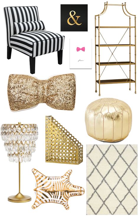 Gold Home Office Decor Tips