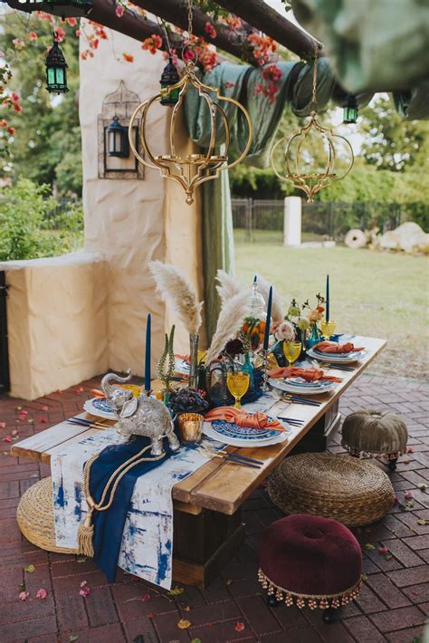 Moroccan home decorating style evoke the wonder and sensuality through rich and lively colors and fabrics. Moroccan Themed Wedding Inspiration | Moroccan wedding ...