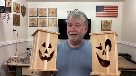 How To Make Halloween Lanterns On The Cnc Youtube