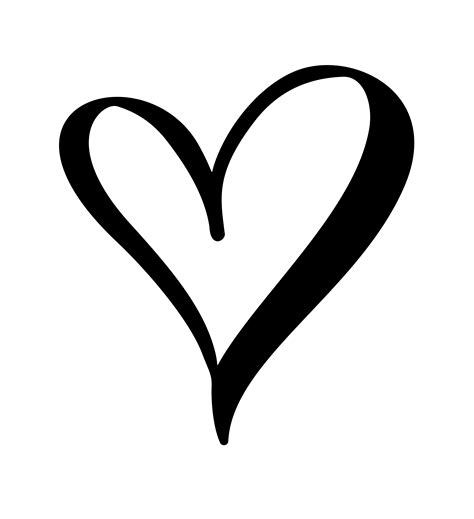 Swirly Heart Outline Svg File Svg Designs Svgdesigns Vrogue Co