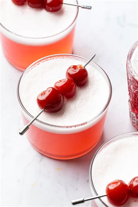 Cherry Vodka Sour Drink Recipe Dandk Organizer