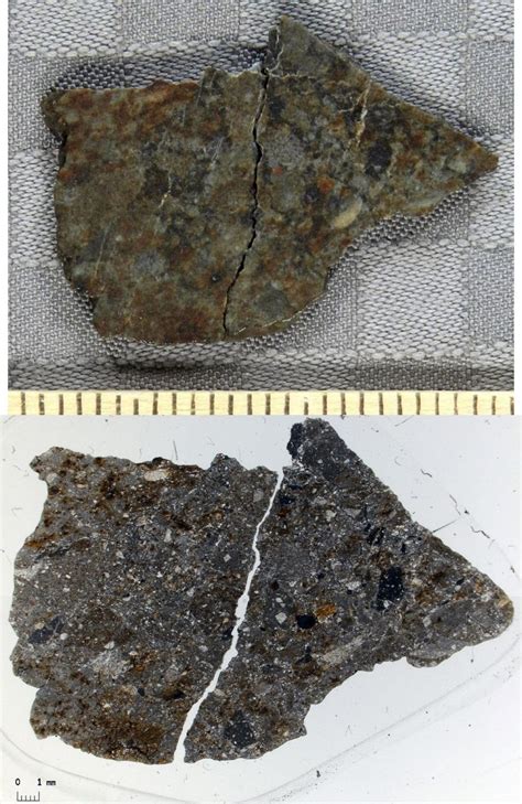Lunar Meteorite Dhofar 1627 1980 And 2101 Some Meteorite Information