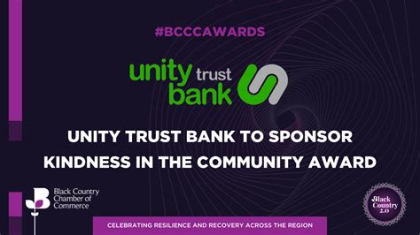 Unity Trust Bank Steps Forward To Sponsor Kindness In The Community Black Country Chamber Of