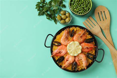 Premium Photo Concept Of Delicious Food With Spanish Paella