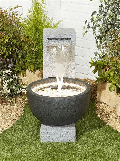 Kelkay Solitary Pour Water Feature With Led Lights Water Features In