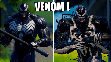 Leaked Venom Skin Gameplay Both Styles Fortnite Battle Royale