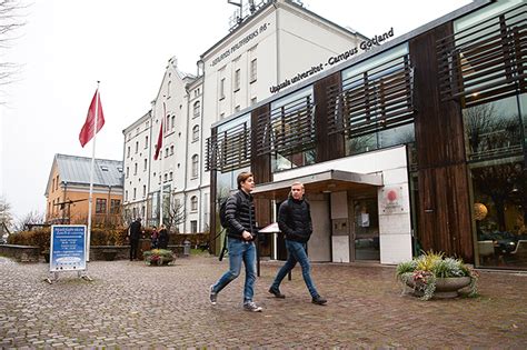 In addition to facilities located in different areas of uppsala, the university has a campus located on the swedish island of gotland. Stark press föranledde gotländskt samgående ...