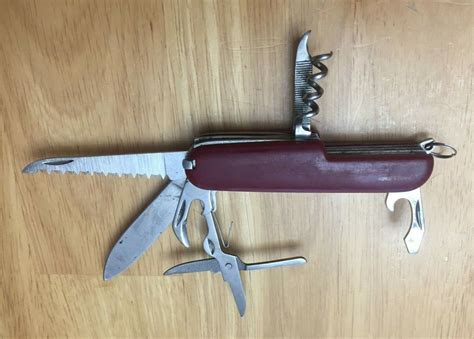 Vintage Swiss Army Knife Style Generic No Name Multi Blade Ebay