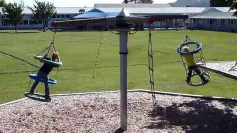 Spinning Circus Outdoor Swing Sets Youtube