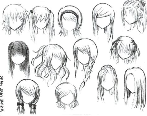 Anime haircut for males and younger individuals especially are tending more towards getting the anime hairstyles than settling for. Girl Hairstyles Drawing at PaintingValley.com | Explore collection of Girl Hairstyles Drawing