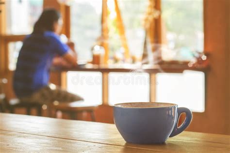 Coffee Cup On Wood Table Stock Image Image Of Concept 92439579