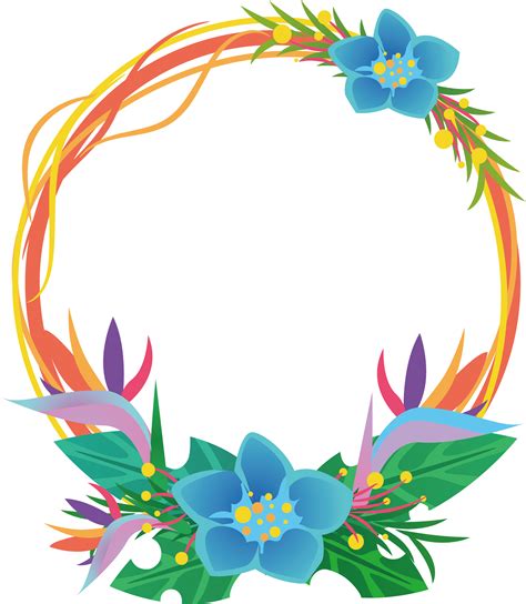 Bunga png you can download 62 free bunga png images. Vektor Tegak: Bingkai Bunga Bulat Vektor Png