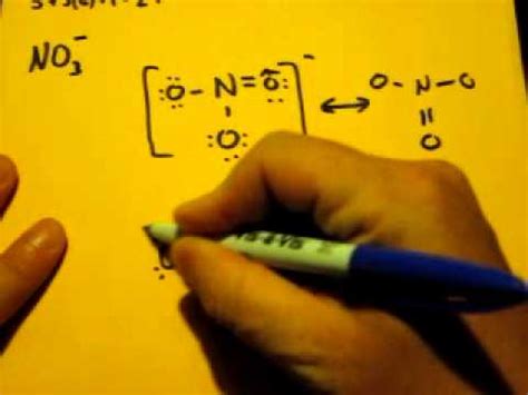 The number of valance electrons are shown by 'dot'. Lewis Dot Structure of NO3- (Nitrate Ion) - YouTube