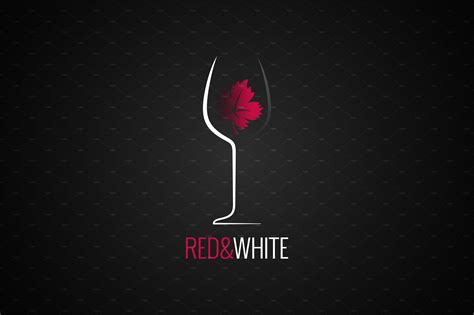 Wine Glass Logo Design Custom Designed Illustrations ~ Creative Market