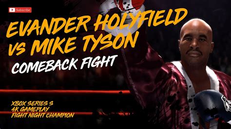 ⭐ Comeback Fight Evander Holyfield Vs Mike Tyson Live Broadcast