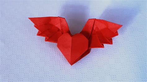 Origami Winged Heart 30 Wings Up Tutorial Diy Henry Phạm Youtube