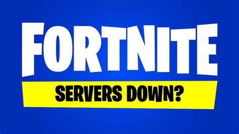 Fortnite Servers Down Youtube